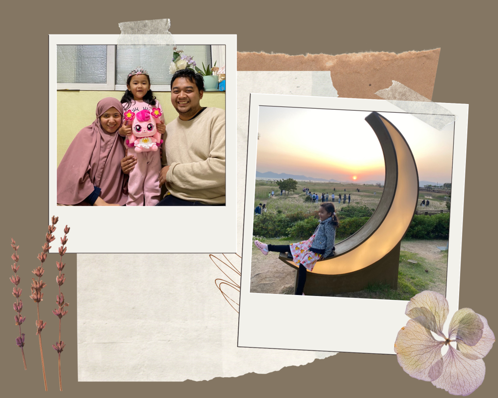 Pada hari anak di Kore Selatan penulis memberikan hadiah spesial dan mengajak jalan-jalan agar menjadi hari spesial dan teringat selalu sebagai memori indah di Korea Selatan