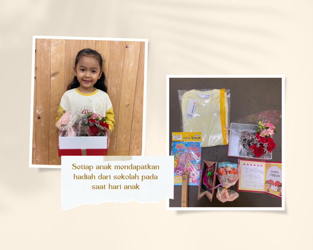 Setiap anak mendapatkan hadia dari sekolah (Sumber foto: Muchlas)
